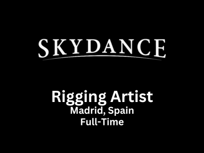 Rigging Artist required at Skydance Studio