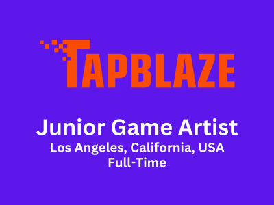 TapBlaze is looking for Junior Game Artist