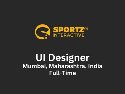 UI Designer required at Sportz Interactive