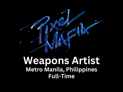 Weapons Artist required at Pixel Mafia Studio - Maya, 3DS Max