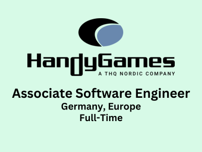 Associate Software Engineer required at HandyGames
