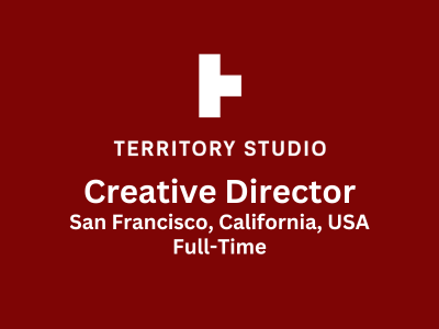 Creative Director required at Territory Studio