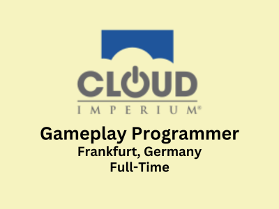 Gameplay Programmer required at Cloud Imperium Games