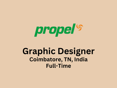 Graphic Designer required at Propel Industries