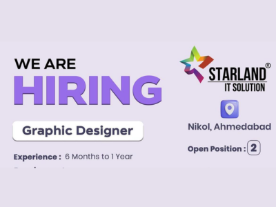Graphic Designer required at Starland IT Solution