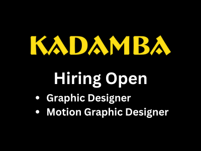 Latest job hirings at Kadamba Apply Now!