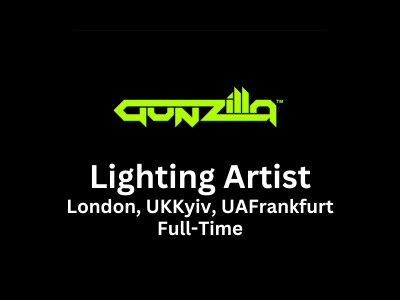 Lighting Artist required at Gunzilla Games