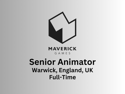 Maverick Games is looking for Senior Animator