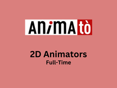 Mid & Senior 2D Animators are required at Animatò