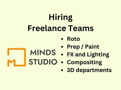 Minds Studio is looking for Freelance Teams