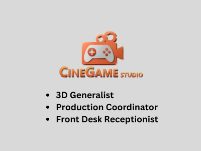 Multiple job openings at CineGame Studios