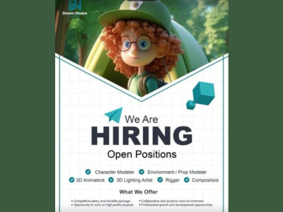 Multiple job openings at Dreamweave Media