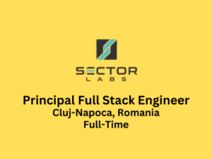 Principal Full Stack Engineer required at Sector Labs - Python 3, JS