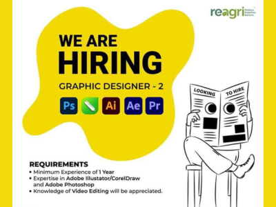 ReAgri is looking for experienced Graphic Designer