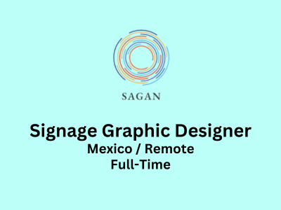 Remote job for Signage Graphic Designer at Sagan