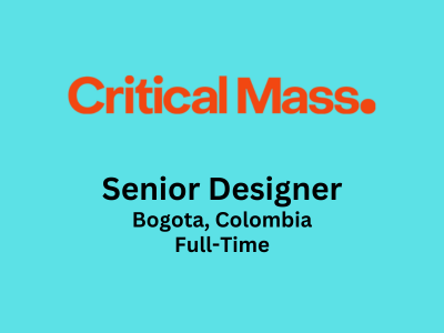 Senior Designer required at Critical Mass