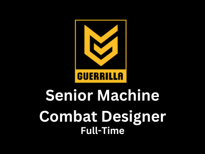 Senior Machine Combat Designer required at Guerrilla Games