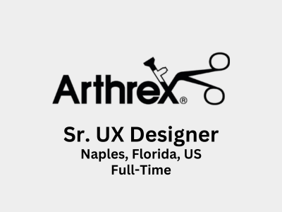 Sr. UX Designer required at Arthrex