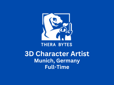 3D Character Artist required at Thera Bytes
