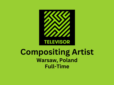 Compositing Artist required at TELEVISOR