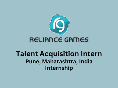 HR Talent Acquisition Intern Opportunity at Reliance Games