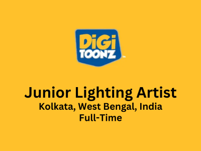 Junior Lighting Artist required at Digitoonz Media