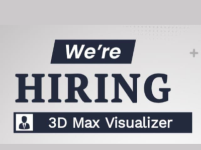 Looking for talented 3D Max Visualizer