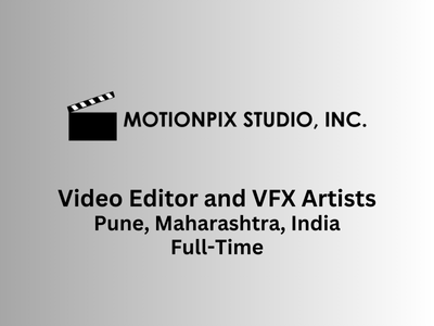MotionPixStudio is looking for Creative Artists