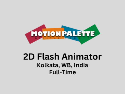 Motionpalette Digital Studio is hiring 2D Flash Animator