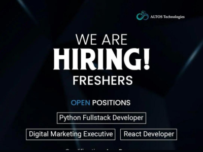 Multiple job openings at ALTOS Technologies