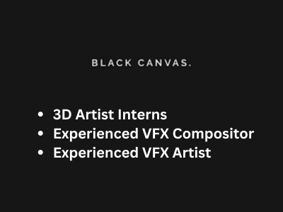 Multiple job openings at BlackCanvas Studio