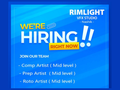 Multiple job openings at Rimlight VFX Studio