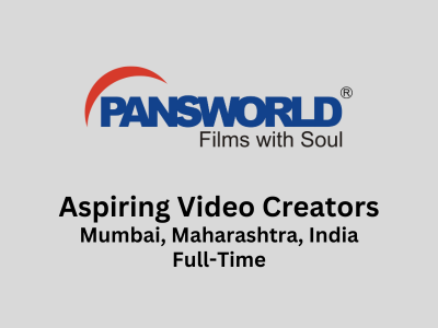 Pansworld Television is hiring Aspiring Video Creators