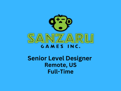 Sanzaru Games is looking for a talented Senior Level Designer