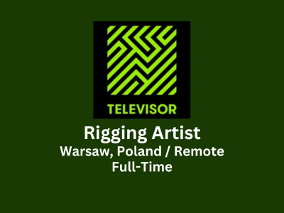 TELEVISOR is looking for Rigging Artist