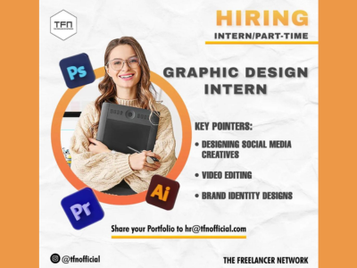 The Freelancer Network is hiring Graphic Design Intern