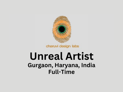 Unreal Artist required at Charuvi Design Labs