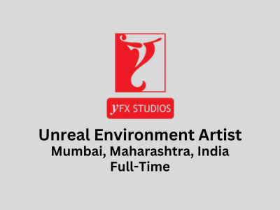 Unreal Environment Artist required at yFX Studios