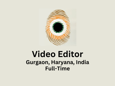 Video Editor required at Charuvi Design Labs