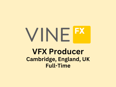Vine FX is looking for an experienced VFX Producer