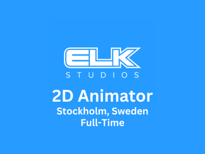 2D Animator required at ELK Studios