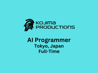 AI Programmer required at Kojima Productions