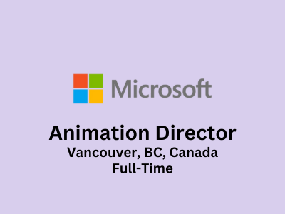 Animation Director required at Microsoft