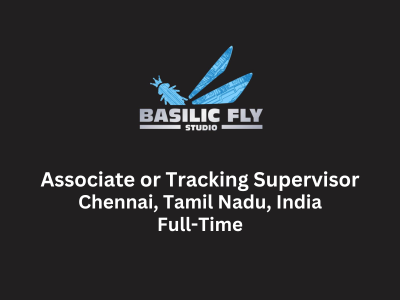 Basilic Fly Studio is hiring Associate or Tracking Supervisor