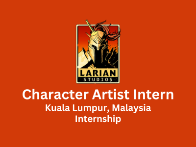 Character Artist Intern required at Larian Studios