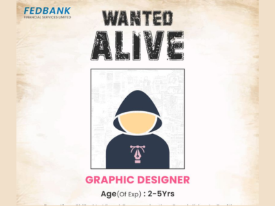 Fedbank Financial Services Ltd is hiring Graphics Designer