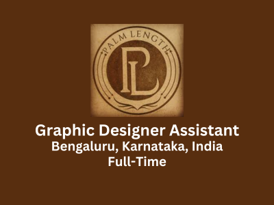 Graphic Designer Assistant required at Palm Length LLP