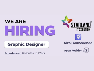 Graphic Designer required at Starland IT Solution
