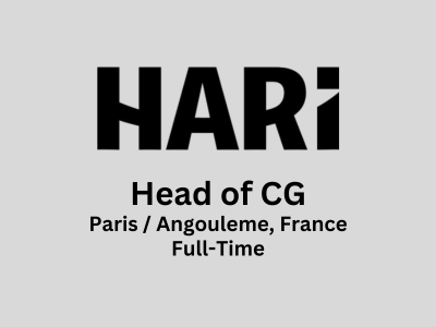 Head of CG required at Studio Hari