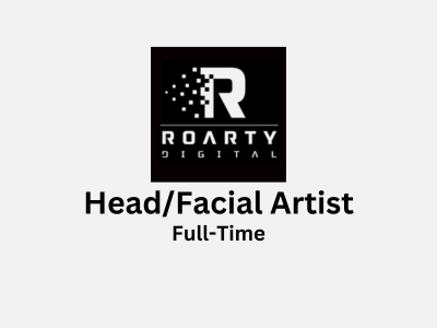 HeadFacial Artist required at Roarty Digital Inc.